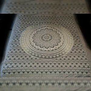 4/$20🧁Gray & White Mandala Wall Tapestry